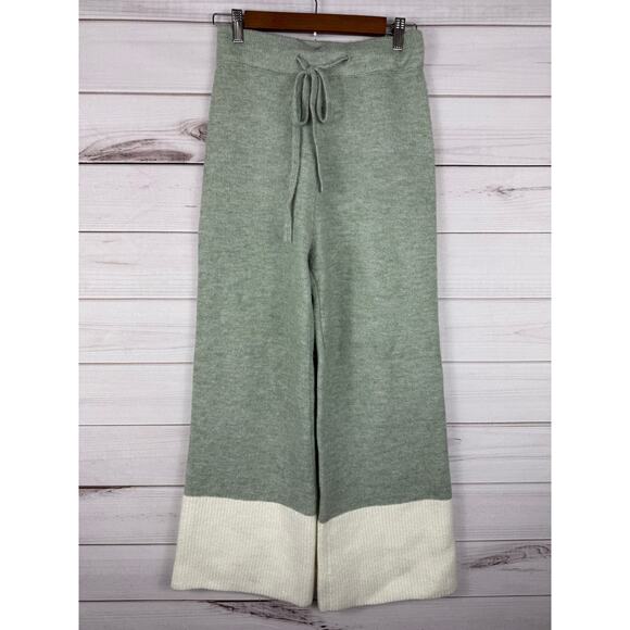 World Market Sage And Ivory Color Block‎ Loungewear Collection Pants S/M - Picture 3 of 8